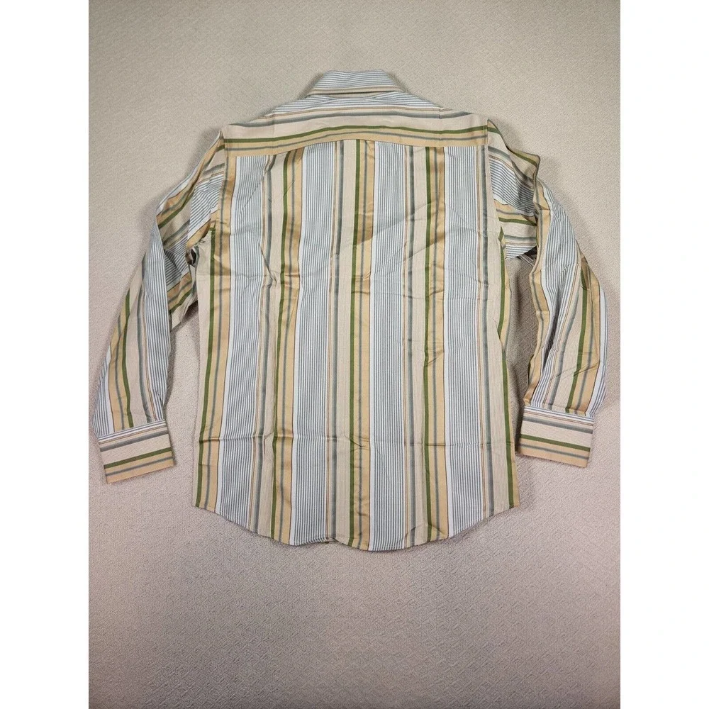 Claiborne Shirt Mens Small S‎ Modern Cotton Button Up Striped Collared NWT - Picture 9 of 12